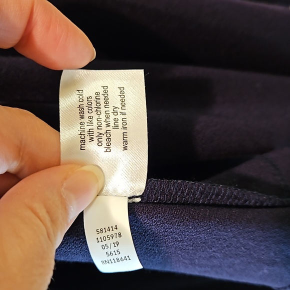 Land Bryant Navy Blue Swing Style Blouse size 22/24 - Picture 7 of 10